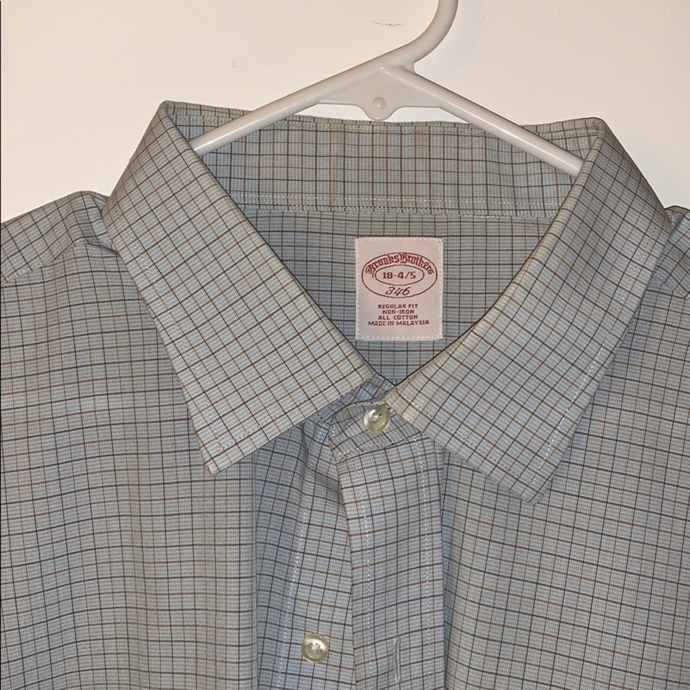 Brooks Brothers 346 Regular Fit Dress Shirt